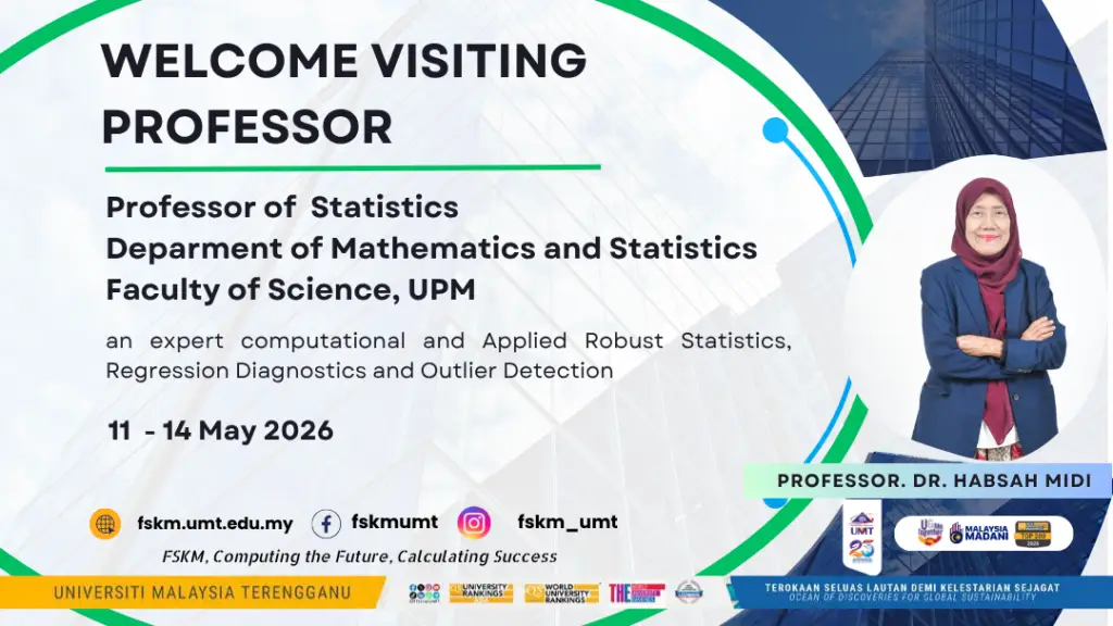 Kunjungan Profesor Pelawat FSKM, Prof. Dr. Habsah Midi