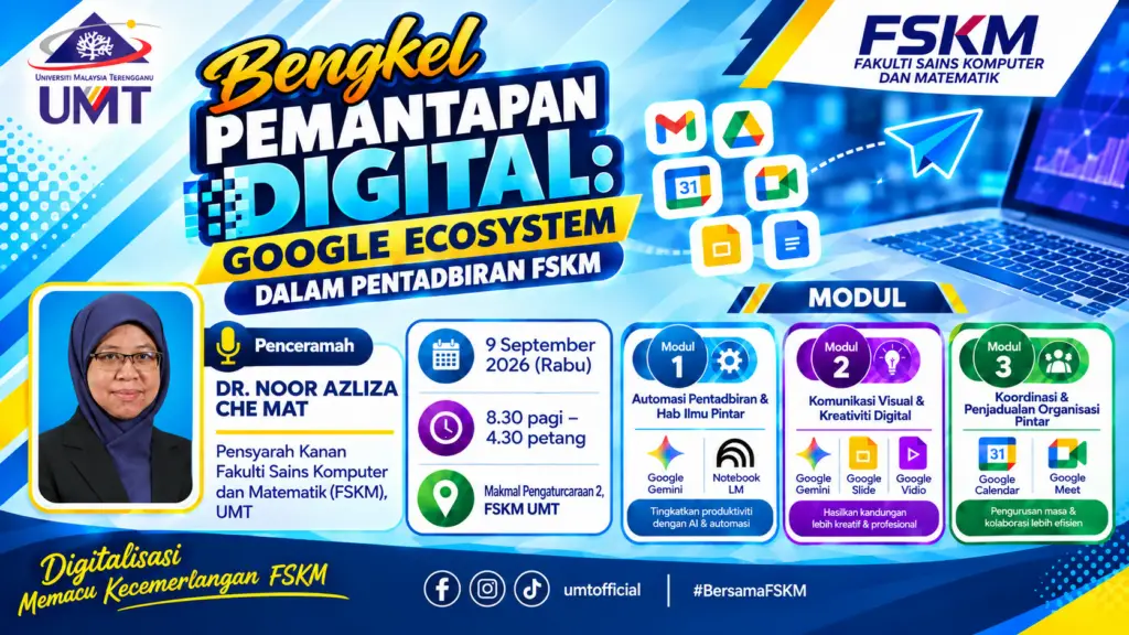 Bengkel Pemantapan Digital Pegawai Sokongan Akademik, FSKM